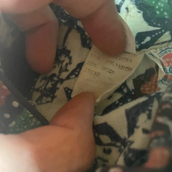 1970s Floral Fit & Flare Dress - Picture 6 of 6